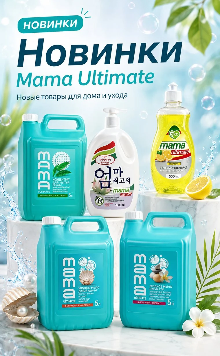 Новинки Mama Ultimate — новые товары для дома и ухода